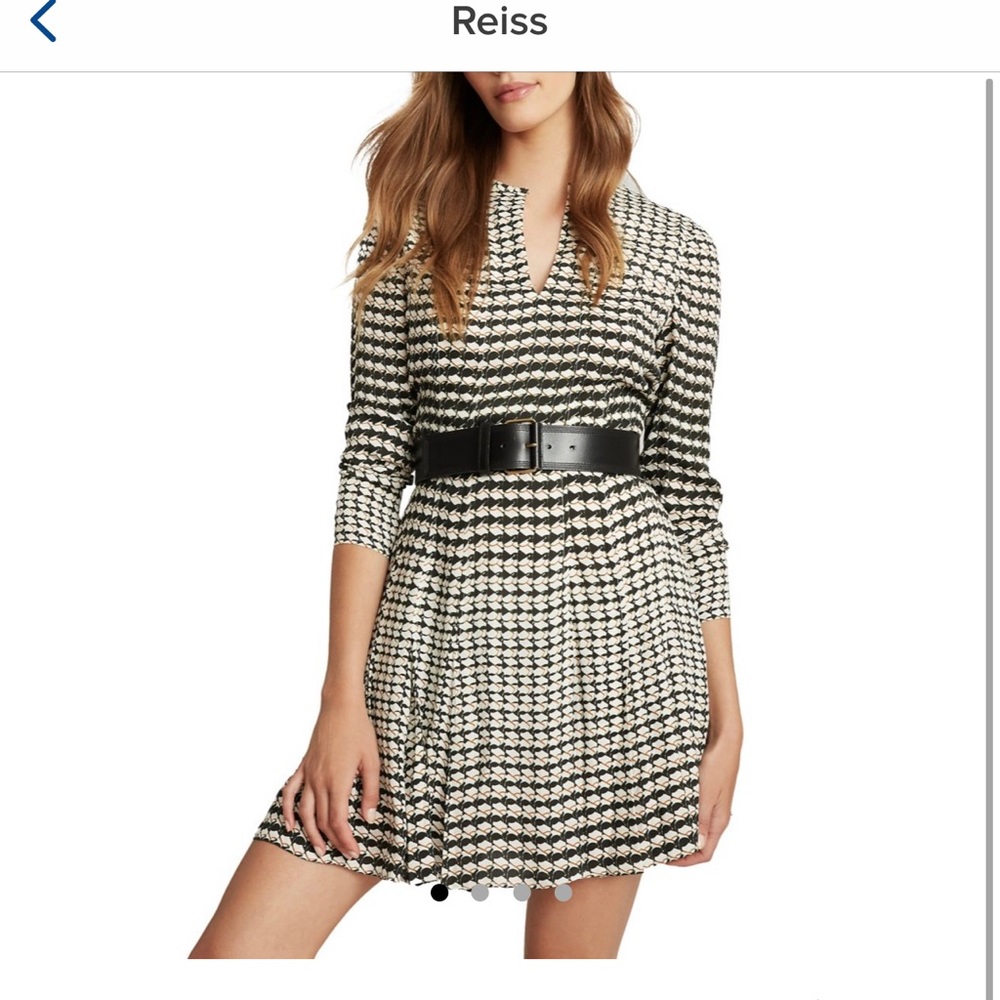 Reiss - print dress/ new